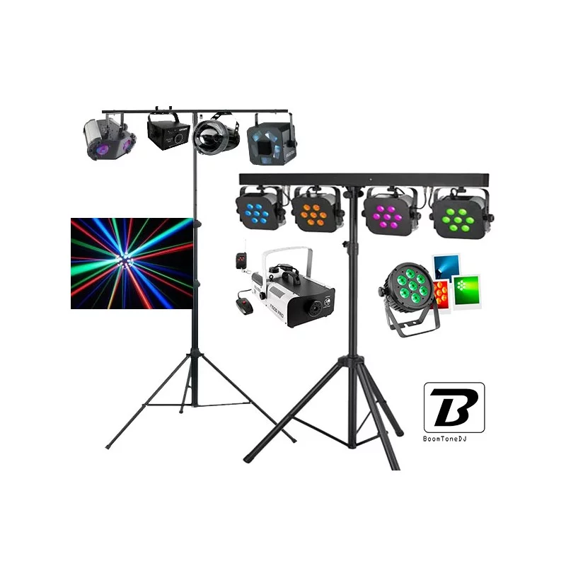 Pack Light 2 – Effets lumières + machine à fumée