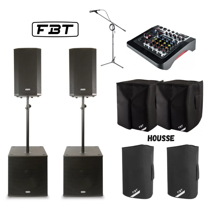 Pack sono qualité FBT – 200 personnes et plus