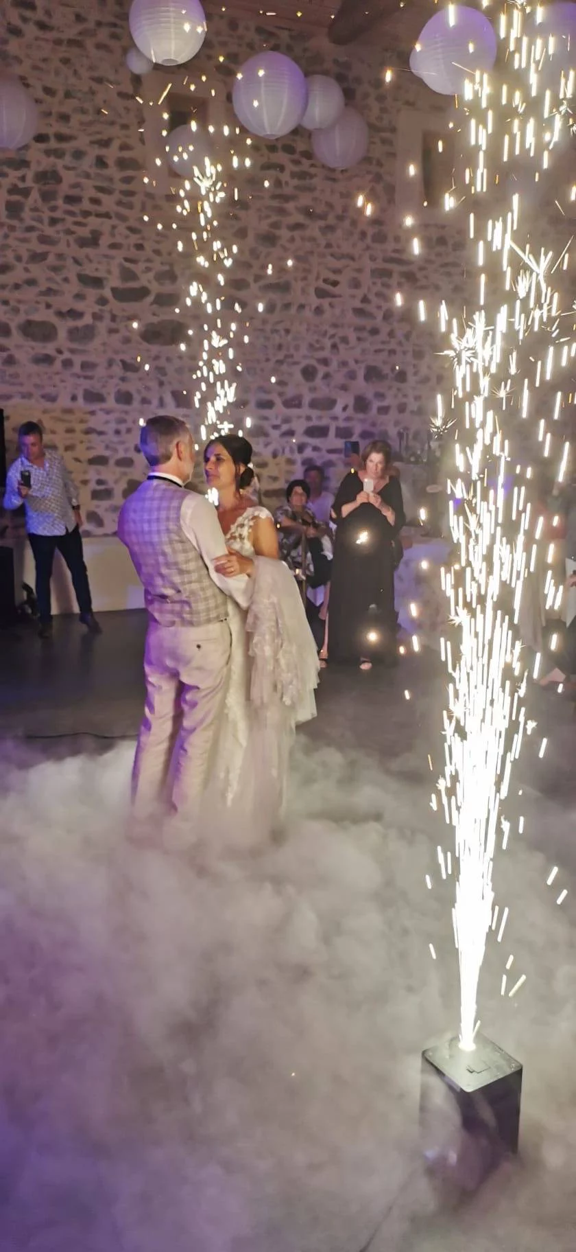 Machine à étincelles froides – Effet pyrotechnique pour événements