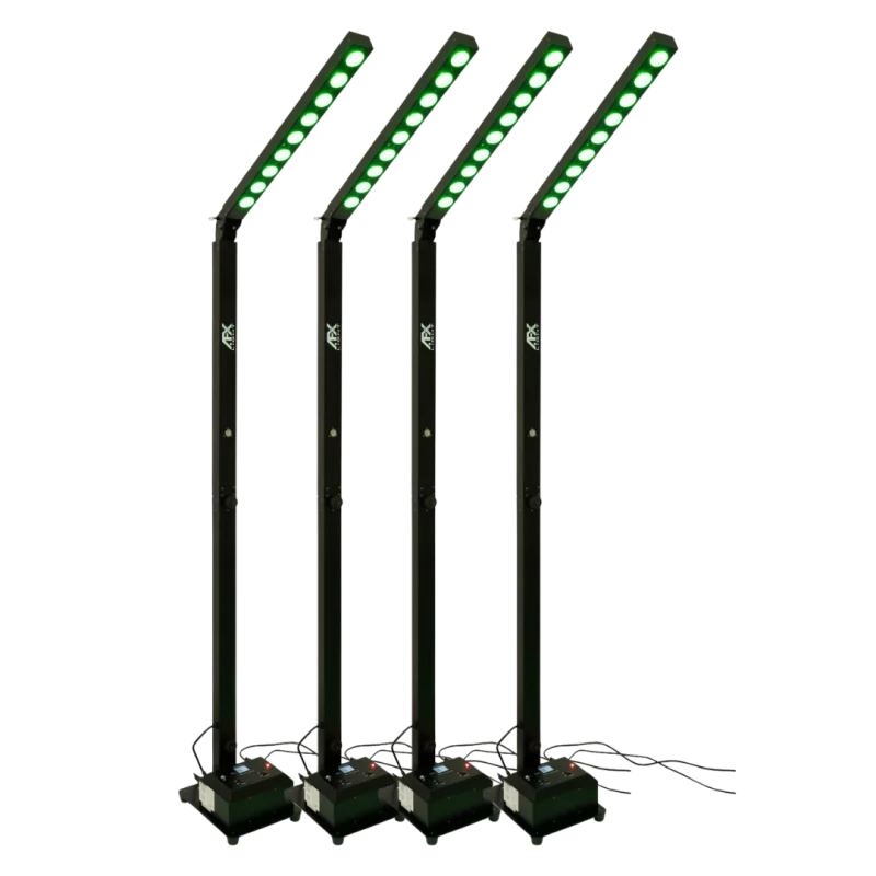 Pack 4 AFX MASTBAR-BAT – Barres LED sur batterie