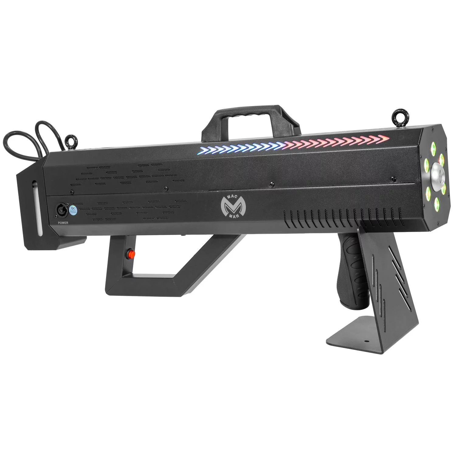 Mac Mah Fog Blaster 1500 RGB – Pack de 2 machines à fumée type gun effet CO₂