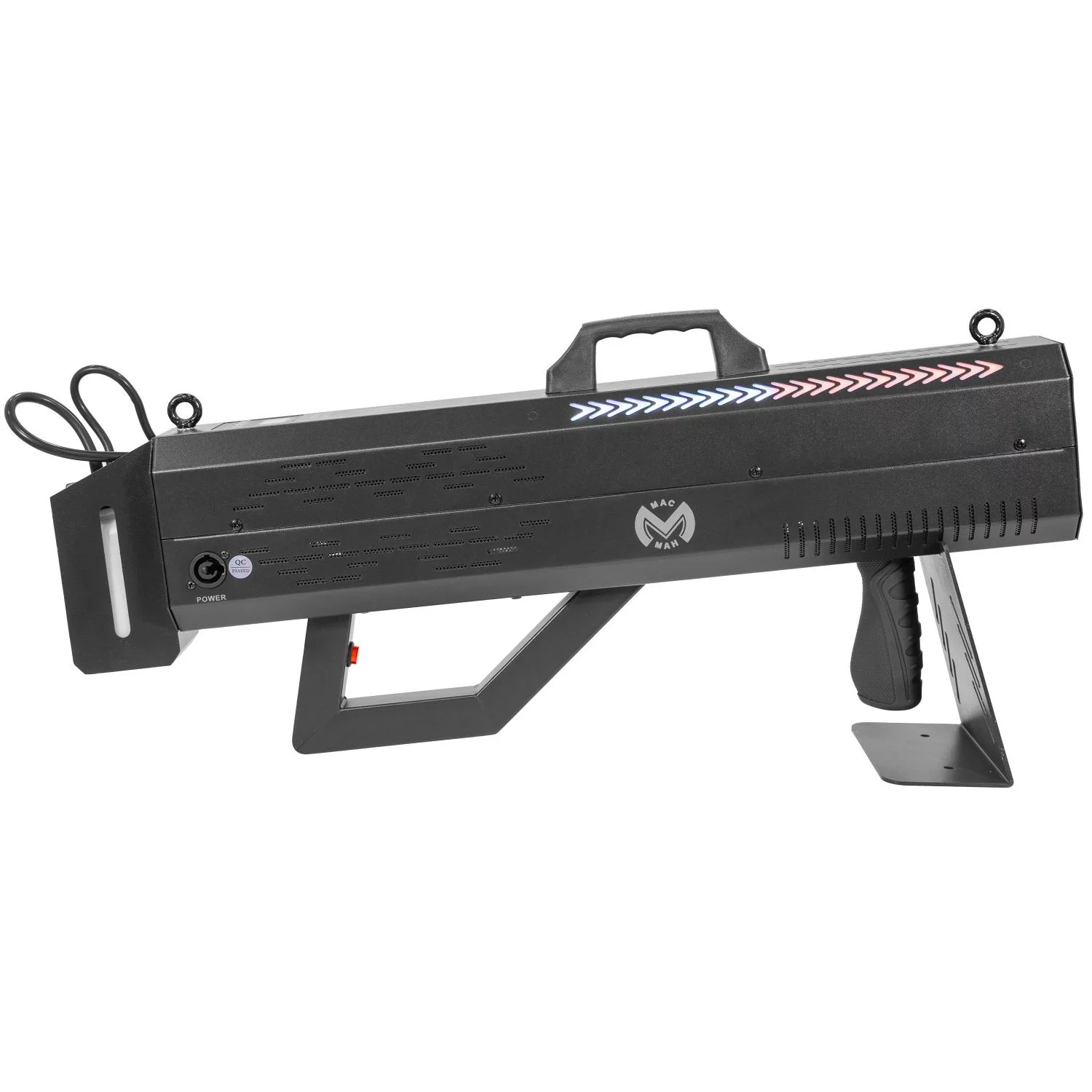 Mac Mah Fog Blaster 1500 RGB – Pack de 2 machines à fumée type gun effet CO₂