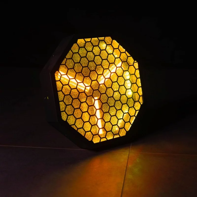 Mac Mah Amber-O – Pack de 4 projecteurs LED Vintage Ambre & RGB