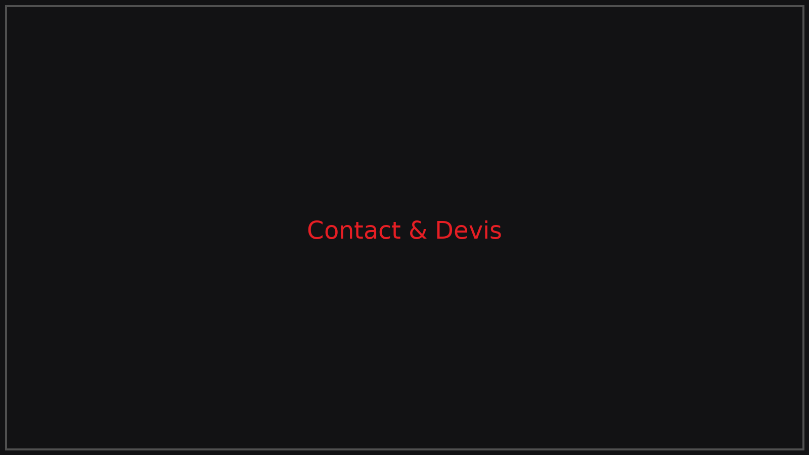 Sonopro Les Mags – Contact et devis